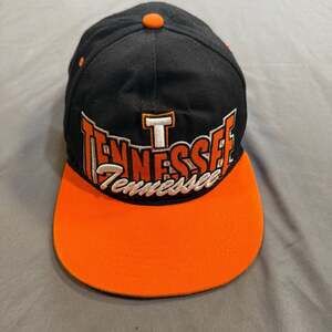 Golden Lion Tennessee Volunteers Snapback Hat Cap Black Orange